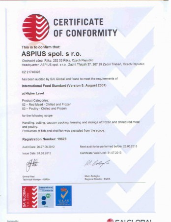 Certifikát